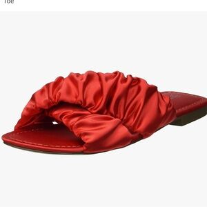 3/$25. NWT. The Drop woman’s satin ruched cross strap sandal